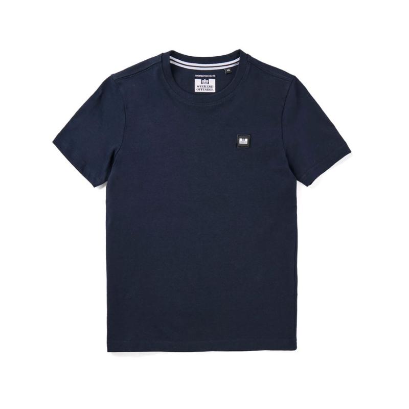 WEEKEND OFFENDER - Tee shirt Brooklands navy