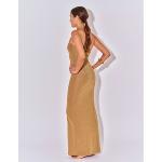 BELIZA - Robe bustier Lana dorée