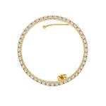 BILLION AVENUE - Bouton d'oreille Kay diamond gold gauche 