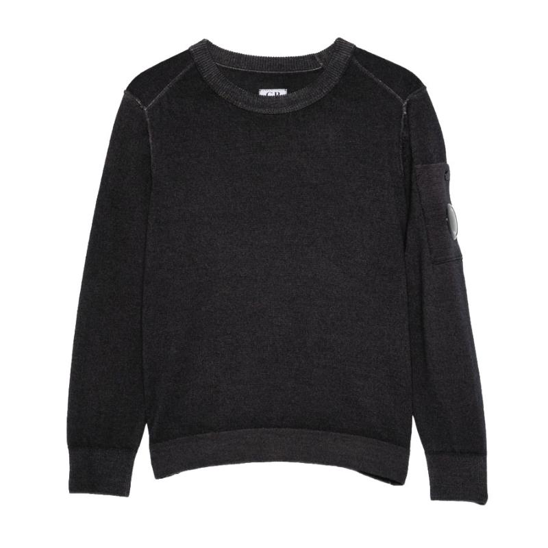 CP COMPANY UNDERSIXTEEN - Pull noir - Nouveauté