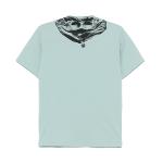 CP COMPANY UNDERSIXTEEN - Tee shirt bleu lagon 