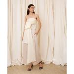 IS COMING - Pantalon large écru