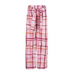 IS COMING - Pantalon large à rayures 