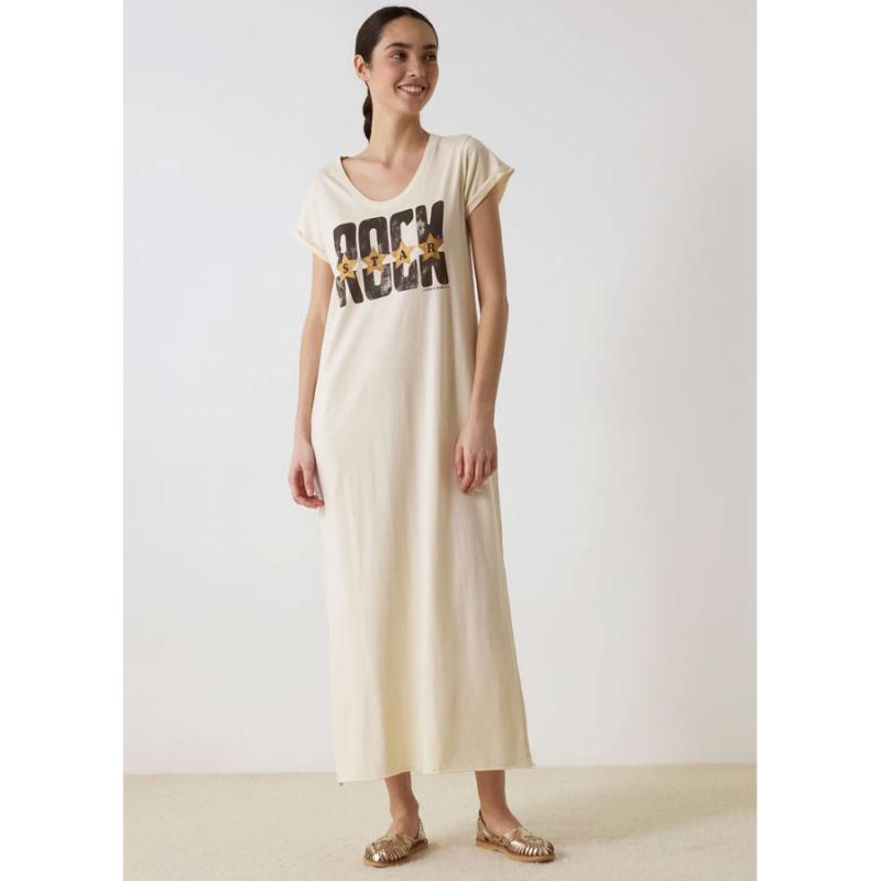 LEON & HARPER - Robe longue Reinette off white