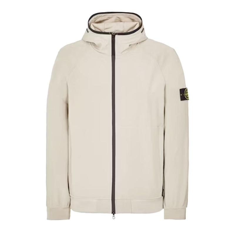 STONE ISLAND - Veste soft shell ecru - Nouveauté 