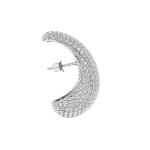 BILLION AVENUE - Boucle d'oreille Bulb diamond silver