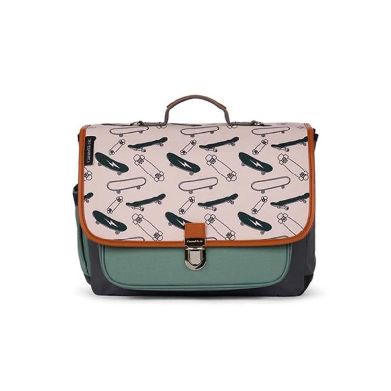 CARAMEL & CIE - Cartable moyen Skates gray - Nouveautés 