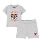 KENZO KIDS - Ensemble Tshirt + Short gris - Nouveauté 