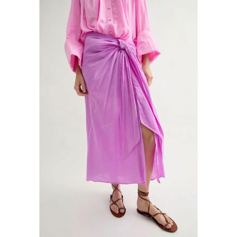 LAURENCE BRAS - Jupe longue Bowett rose 