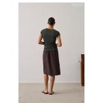 SOEUR - Jupe Houna chocolat - SOLDES 