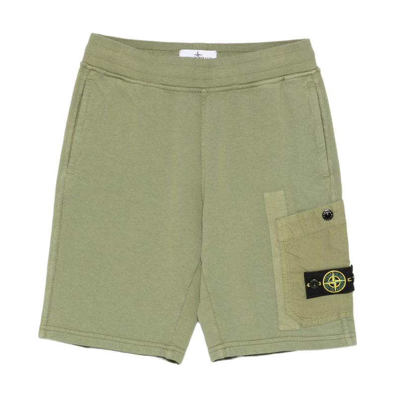 STONE ISLAND JUNIOR - Bermuda vert 