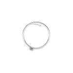 BILLION AVENUE - Bouton d'oreille Kay diamond argent gauche 