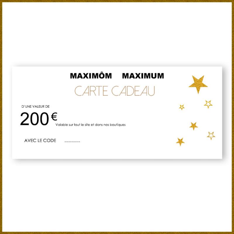 CARTE CADEAU  200 €