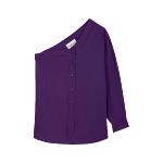 LAURENCE BRAS - Top asymetrique Charme violet