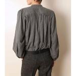 LAURENCE BRAS  - Chemise Poppy GRISE