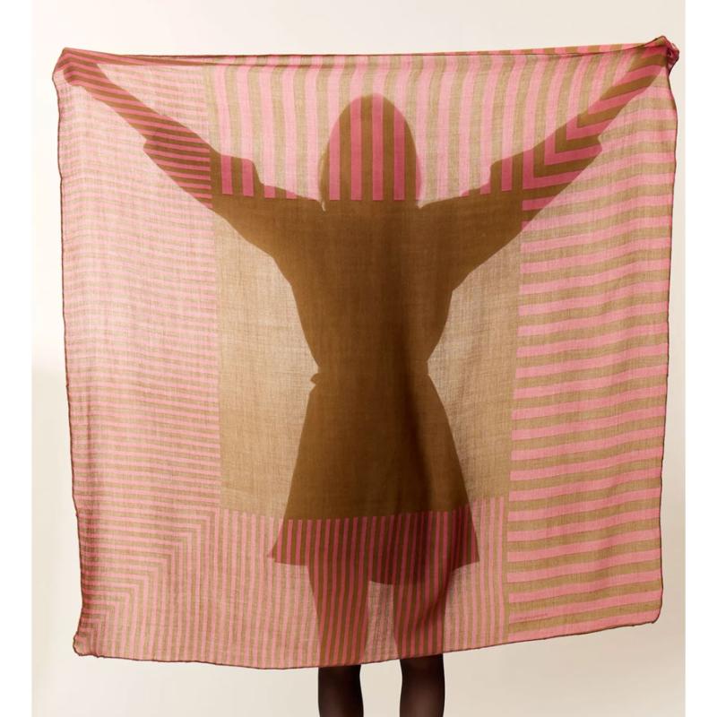 LEON & HARPER - Étole Emile kaki