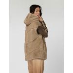 MAX & MOI - Veste en fausse fourrure beige Valora 
