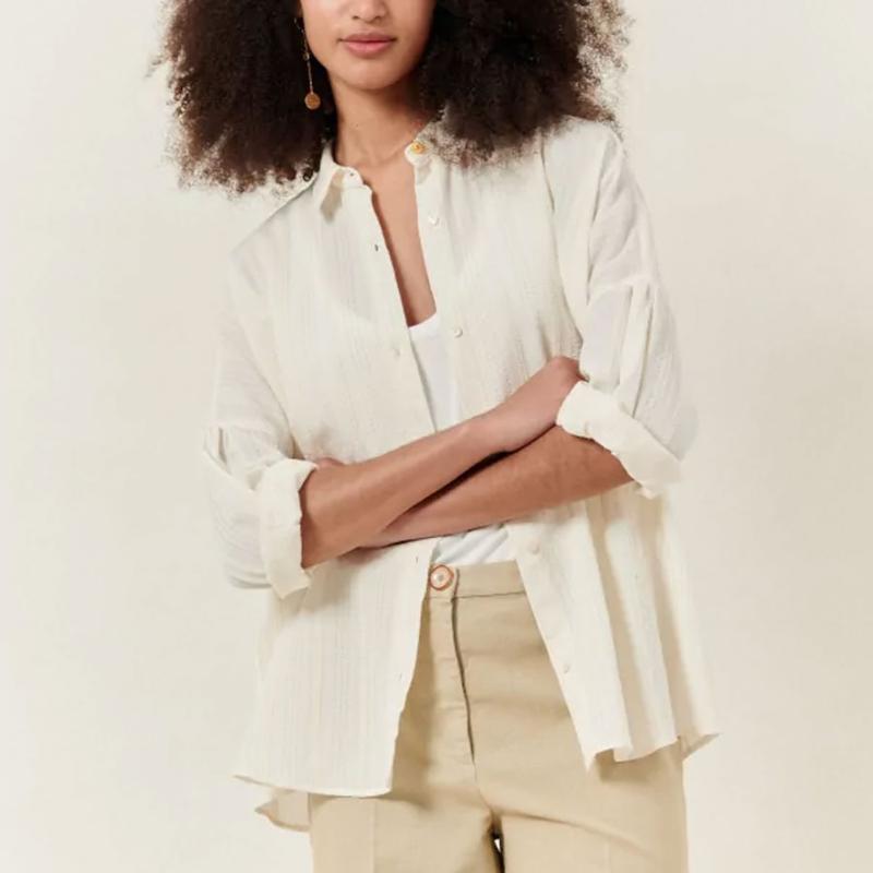 SESSUN - Chemise Botan  beige - Nouvelle collection