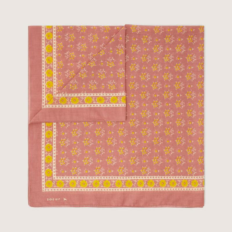 SOEUR - Foulard Rose 
