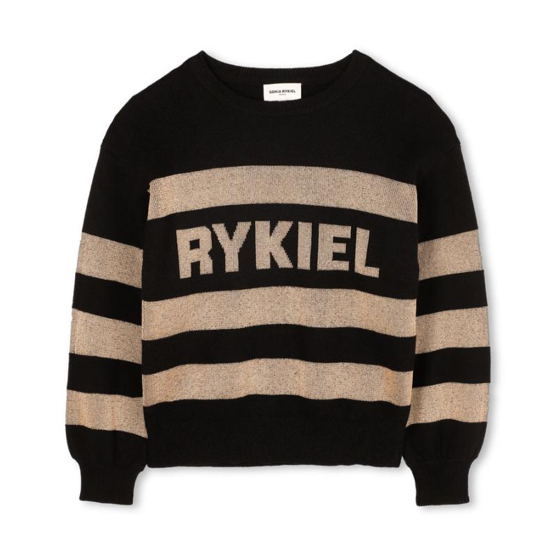 SONIA RYKIEL - Pull rayé lurex 