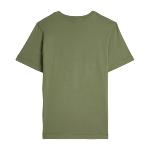 STONE ISLAND JUNIOR - Tee shirt vert logo patch - Nouveauté 