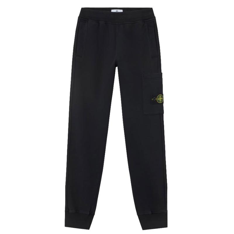 STONE ISLAND JUNIOR - Bas de jogging noir - Nouveauté