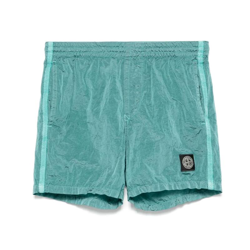 STONE ISLAND - Short de bain turquoise