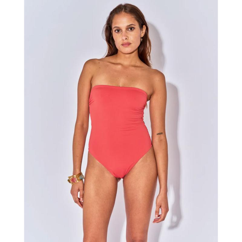 BELIZA - Maillot une pièce Adima litchi