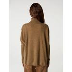 ABSOLUT CASHMERE - Pull poncho col roulé Clara bronze