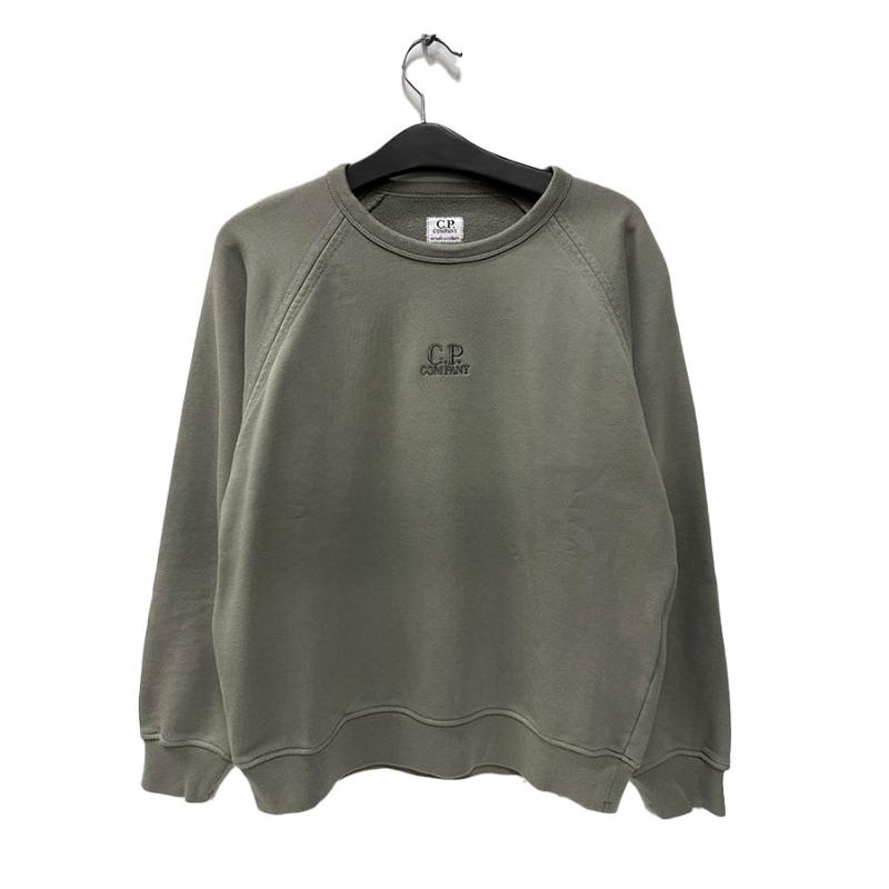 CP COMPANY UNDERSIXTEEN - Sweat taupe logo brodé - Nouveauté 