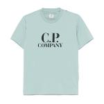 CP COMPANY UNDERSIXTEEN - Tee shirt bleu lagon 
