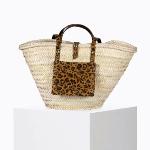 CRAIE STUDIO - Panier de plage moyen léopard 