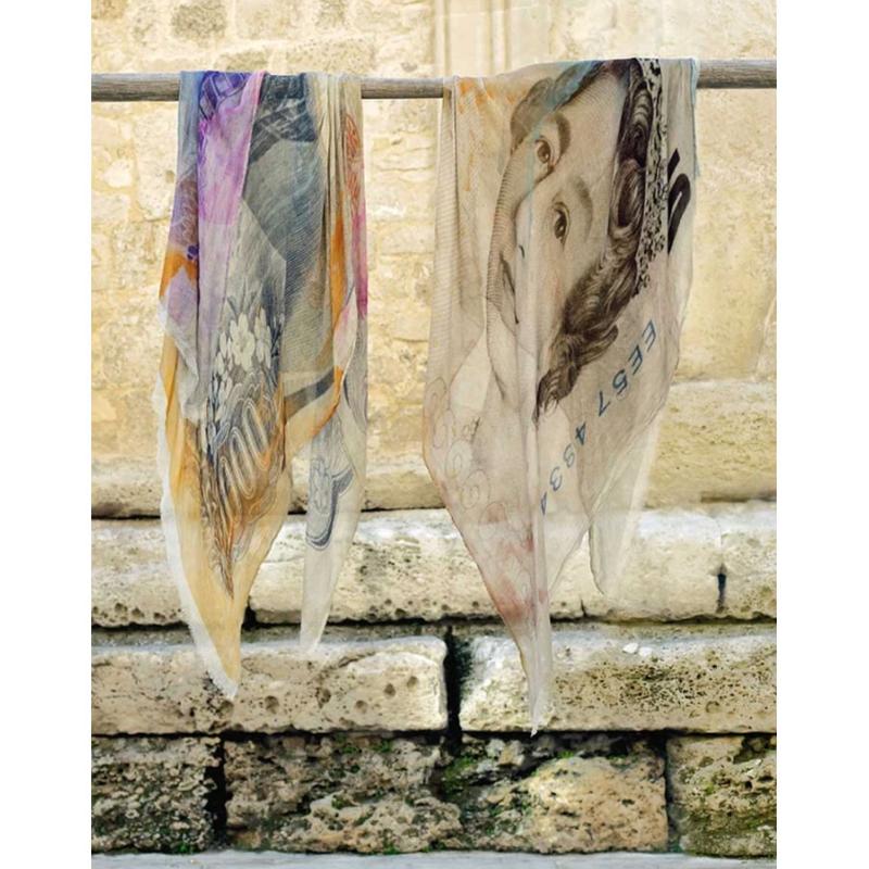 FALIERO SARTI - Étole édition limitée Queen Élisabeth