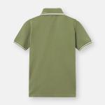 STONE ISLAND - Polo manches courtes vert