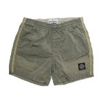 STONE ISLAND JUNIOR - Short de bain gris/vert