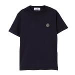 stone island junior - Tshirt logo patch noir