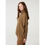 ABSOLUT CASHMERE - Pull poncho col roulé Clara bronze
