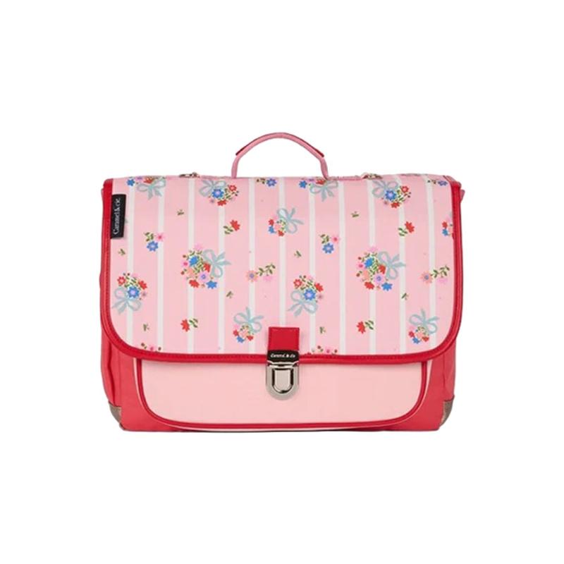 CARAMEL & CIE - Cartable moyen Fleuri