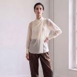 IS COMING - Blouse fluide crème- Nouveauté