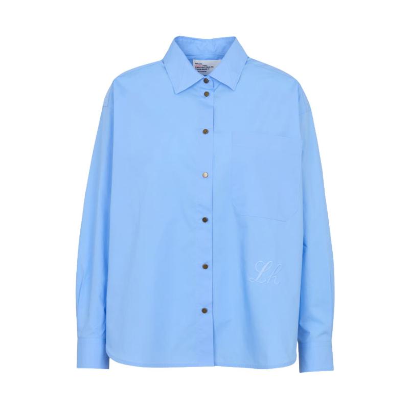 LEON & HARPER - Chemise bleu Cox 