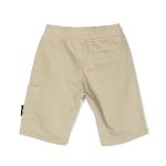 STONE ISLAND - Bermuda en molleton camel