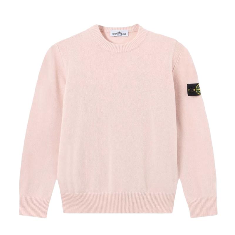 STONE ISLAND JUNIOR - Pull rose - Nouveauté 