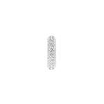 BILLION AVENUE - Boucle d'oreille Chunky diamond silver