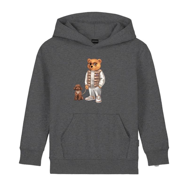 BARON FILOU - Sweat capuche Caniche gris - Nouveauté 