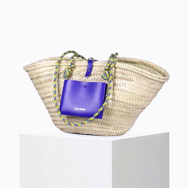 CRAIE STUDIO - Panier Calanques bleu klein