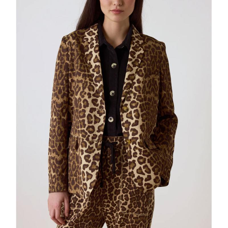 LEON & HARPER - Veste Venice léopard 