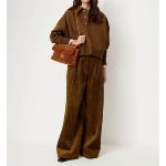 SESSUN - Pantalon large Rivel cognac