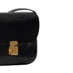 SOEUR - Sac mini Bellissima noir effet lézard