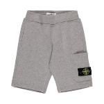 STONE ISLAND - Bermuda en molleton gris