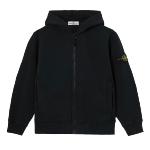STONE ISLAND JUNIOR - Gilet zip noir - Nouveauté 